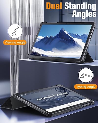 Miniatura 10 de MoKo Funda para tablet T-Mobile Revvl Tab 5G de 10.36 pulgadas, función de activaciónapagado automático y protector completo de cuero delgado con