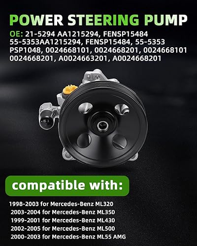 Miniatura 759 de SCITOO Bomba de dirección asistida compatible para 2005 para Saab 9-2X 2.0L, 2006 para Saab 9-2X 2.5L, 2004-2005 para Subaru Impreza 2.0L, 21-5396