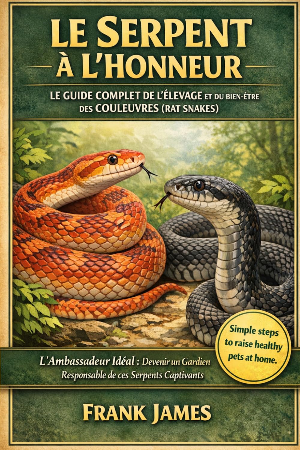 LE SERPENT À L'HONNEUR : LE GUIDE COMPLET DE L'ÉLEVAGE ET DU BIEN-ÊTRE DES COULEUVRES (RAT SNAKES): L'Ambassadeur Idéal : Devenir un Gardien Responsable de ces Serpents Captivants