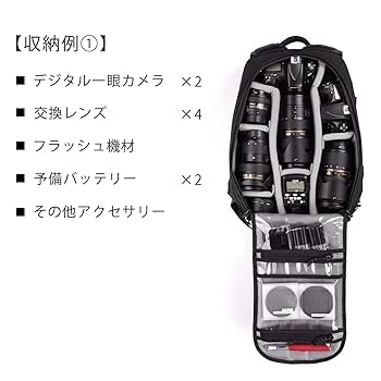 【5年保証】Tamrac Nagano 16L カメラリュック　ブラック ナガノ バックパック 16L | ケンコー・トキナー
