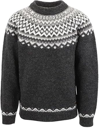 ICEWEAR Skjaldbreiur Icelandic Pattern Wool Sweater