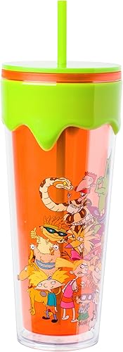 Miniatura 2 de Silver Buffalo Nickelodeon Classics '90s Rugrats, Hey Arnold, CatDog, Angry Beavers, Wild Thornberrys, Rocket Power, Aaahh! Real Monsters, vaso de