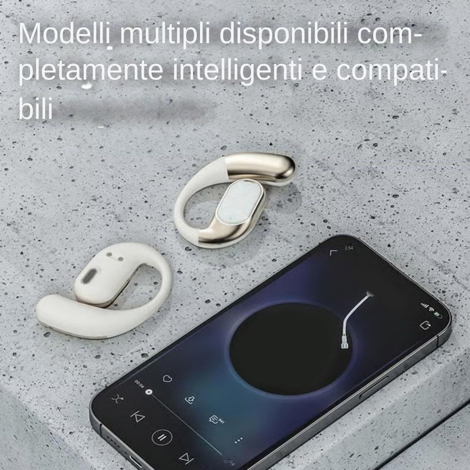 Auricolari Wireless Over-Ear Cuffie Con Cancellazione Del Rumore | Auricolari Con Cancellazione Rumore E Anti-Sudore, Custodia A Doppia Piegatura Per Casa, Studio, Sport, Allenamento,