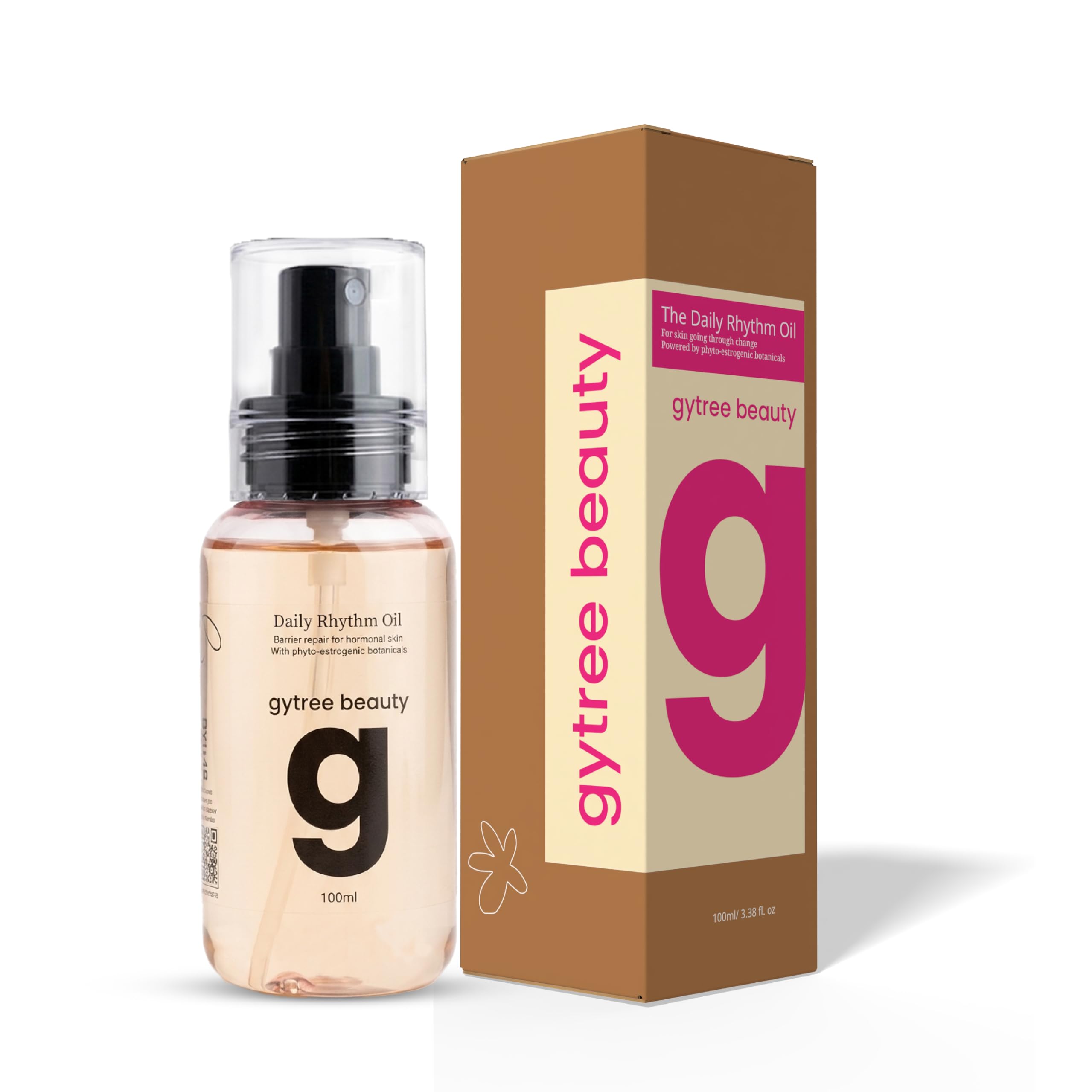 Gytree Daily Rhythm Oil Body Oil for Women | Wild Yam Extract, Bakuchiol, Argan Oil & Olive Squalane | Lightweight Moisturizing Body Oil | Fast Absorbing & Non-Greasy Formula | 100 ml-image-19