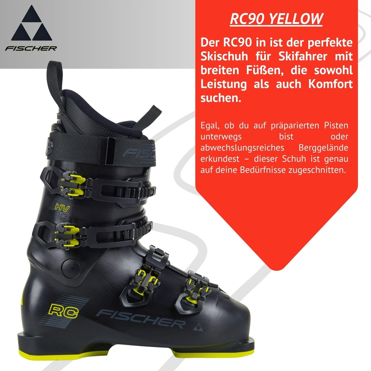 Fischer - Alpine ski boots - Rc one 9.0 - Flex 90 - 2024 model