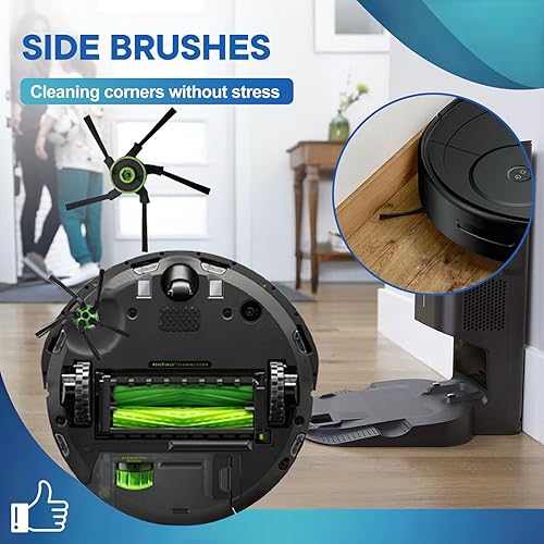 Miniatura 6 de Paquete de 21 piezas de repuesto para aspiradora iRobot Roomba S9 (9150) s9+ s9 Plus (9550) s Series, 1 juego de cepillo de goma multisuperficie, 6