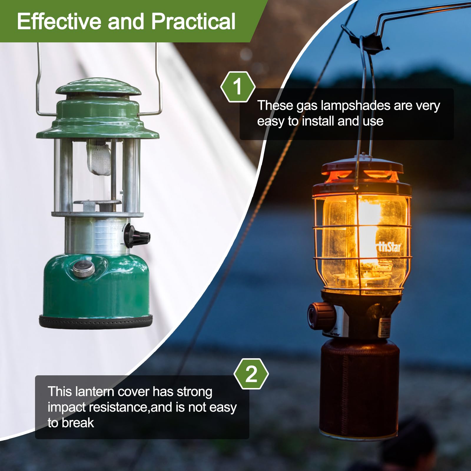 Amazon.co.jp: QINLECTRI ランタンマントル ガスランタンマントル 3層