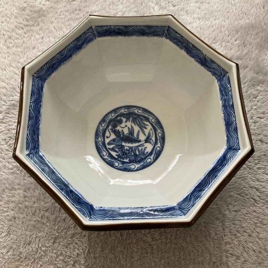 骨董 染付 四角皿 八角皿 【公式通販】