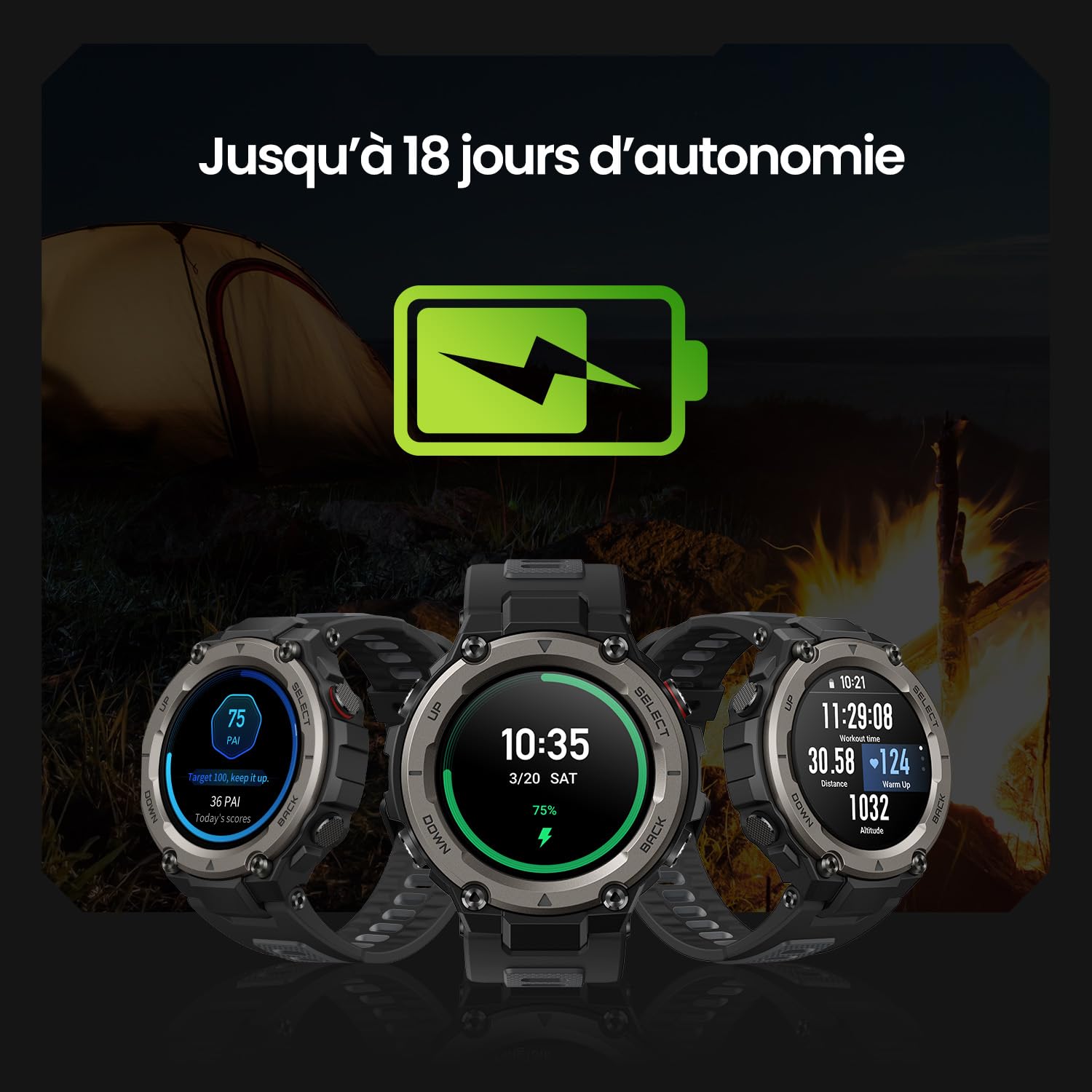 Amazfit T-Rex Pro 2024 Black
