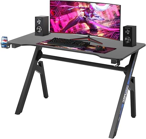 FDW Escritorio para computadora, escritorio para videojuegos, mesa de computadora para estudiantes, escritorio de oficina, mesa de estación de
