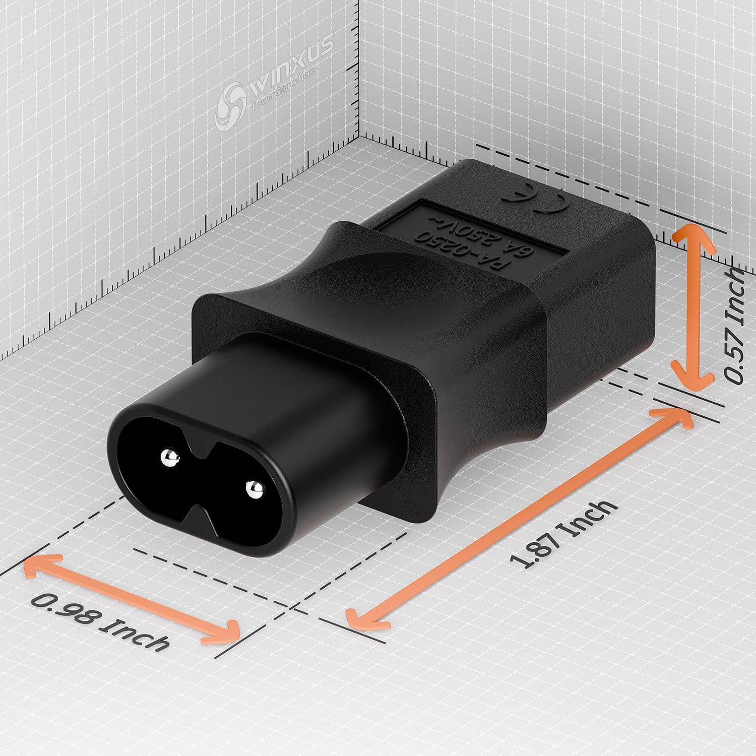 Amazon.com: WINXUS IEC C8 to C9 Power Adapter, IEC 320 C9 Female