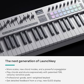 NOVATION Launchkey 49 MIDIキーボード　#a86 Launchkey 49 MK2 USB MIDI Controller - Perfect Circuit
