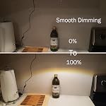13 inch LED Under Cabinet Lighting, 12V 5W Ultra Thin Plug-in Counter Light, Dimmable Warm White, CRI90 for Kitchen, Shelf, Workbench, Cupboard