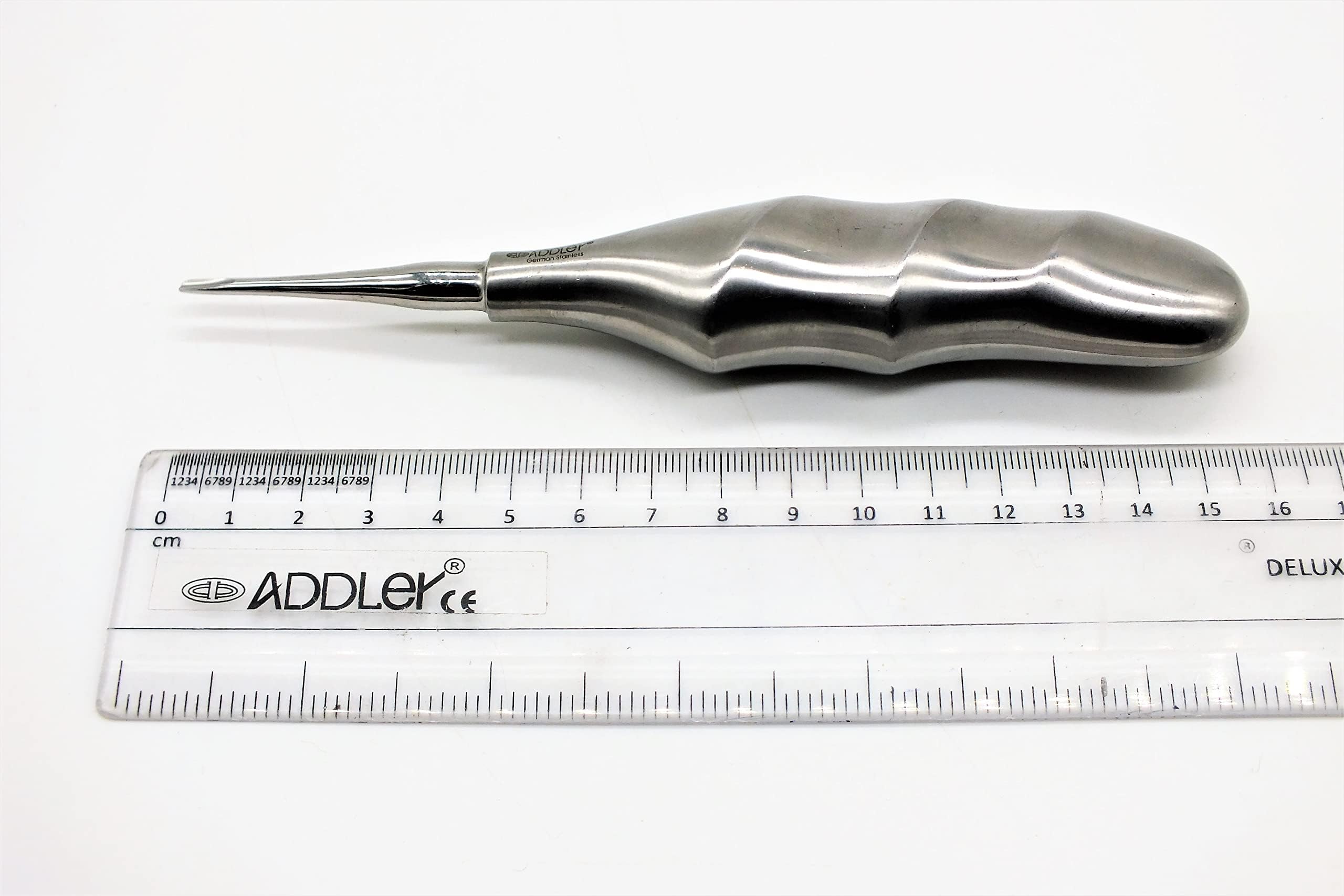 ADDLER Dental Elevator No.01W Anatomic Handle Life Time Anti Rusting Warranty.QTY-1PC