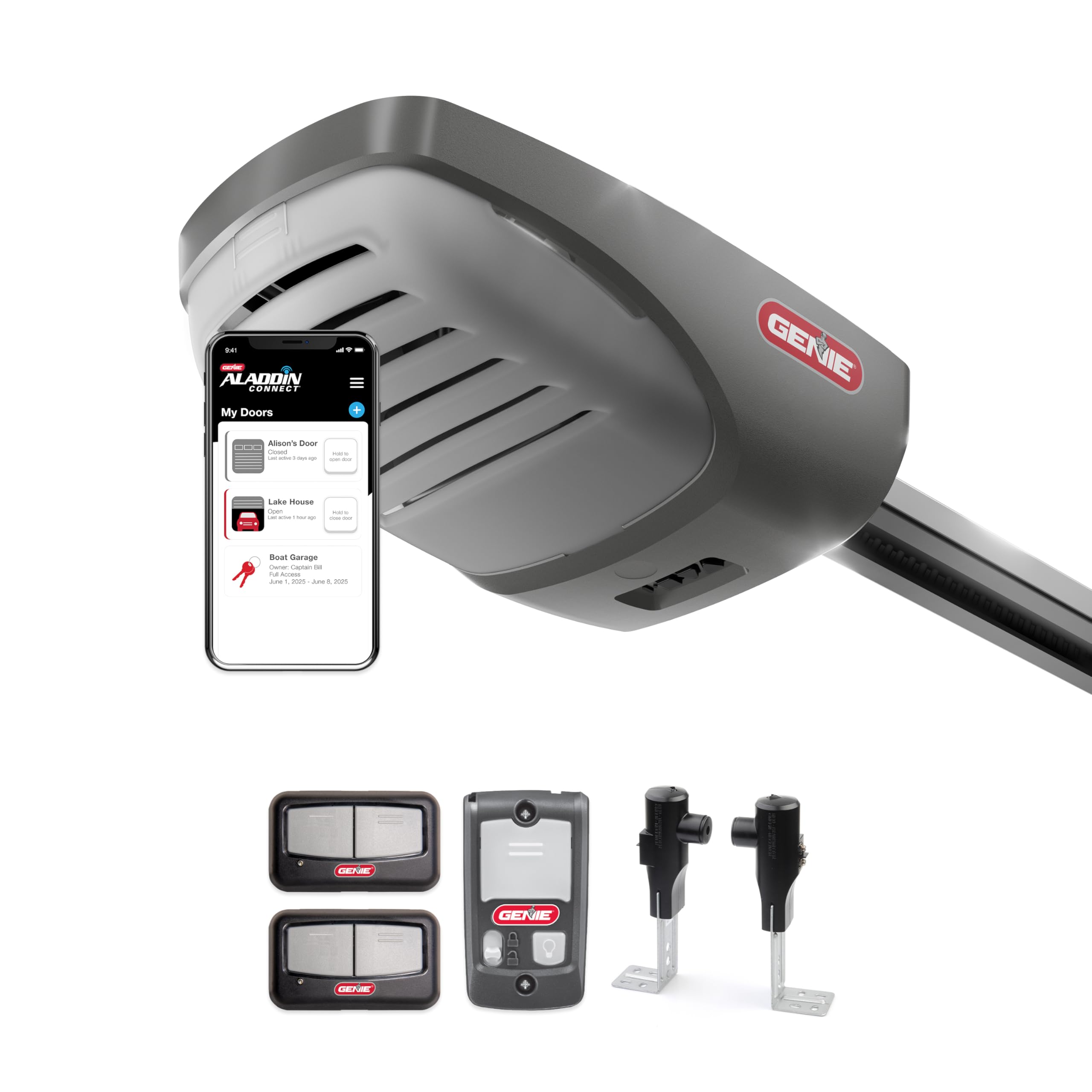 Genie SilentMax 1250 Connect Smart Garage Door Opener, Model 4142-TC