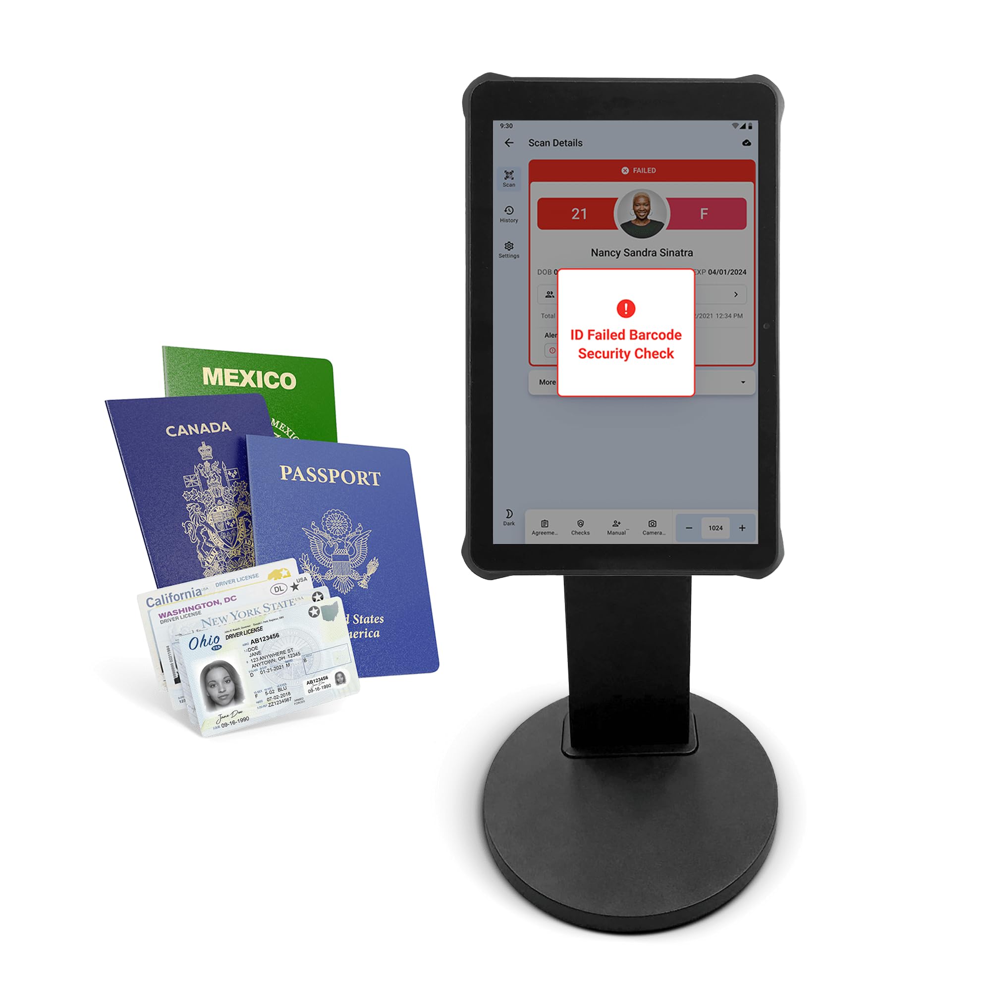 Visitor Management Bundle with Durable All-in-One 10