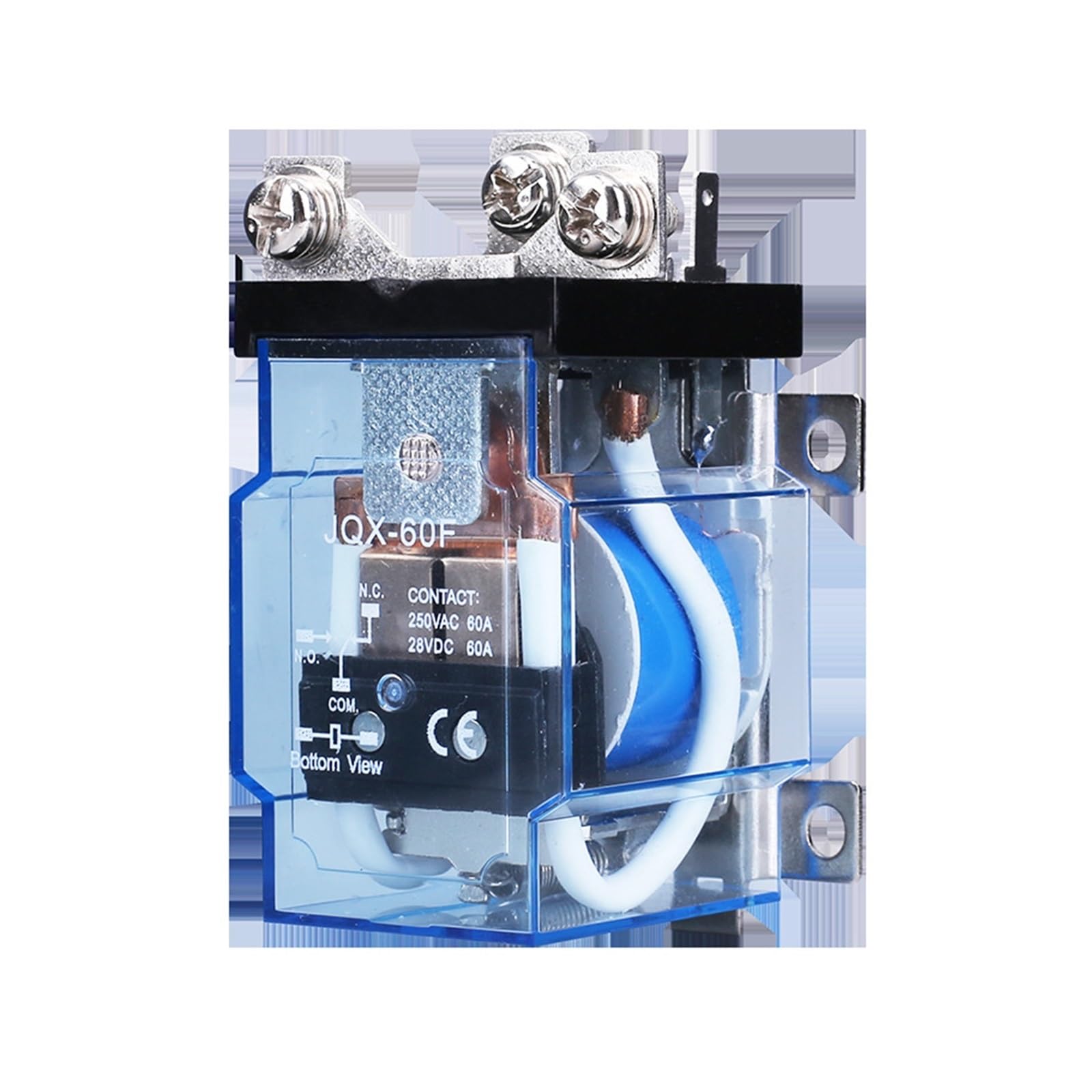 Relais JQX-60F AC220V Idéal pour Armoire Électrique et Domotique Haute Puissance 80A