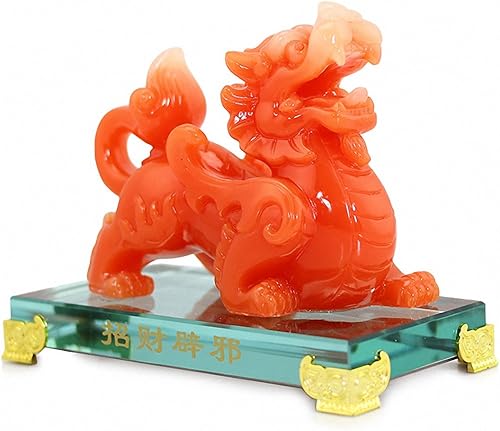 Feng Shui Red Pi YaoPi Xiu Riqueza Porsperidad Estatua, Decoración de Feng Shui