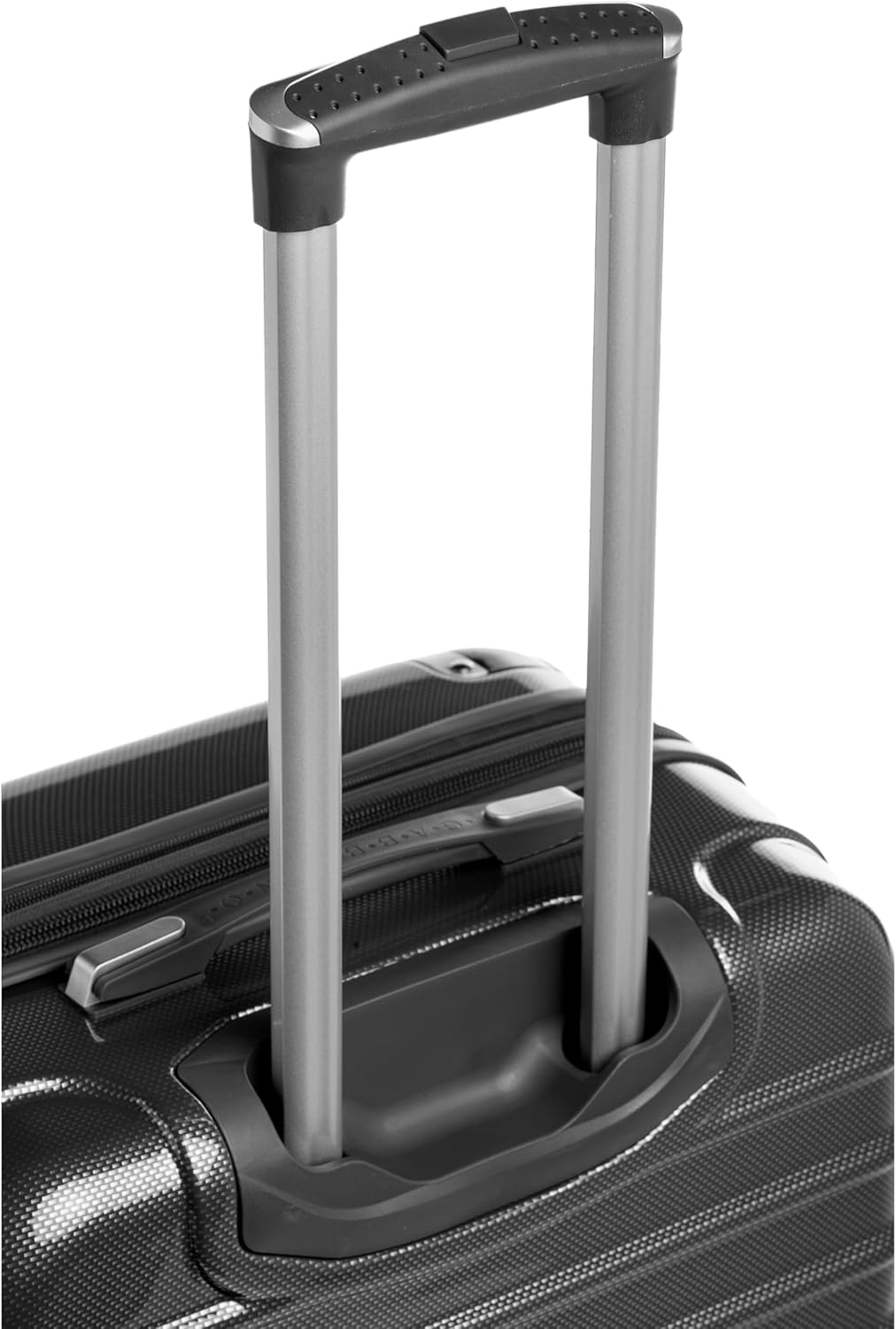 Gabbiano Vintage 3-Piece Luggage PC Hard Shell Set – Expandable Polycarbonate Luggage Set with Spinner Wheels, TSA Lock, Hardside Vintage Luggage Sets (Black, Carry-On 21")