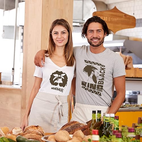 Miniatura 4 de Tintnut Vinilo de transferencia térmica marrón claro de 10 pulgadas x 6 pies, paquete de vinilo marrón HTV para planchar en camisetas, compatible