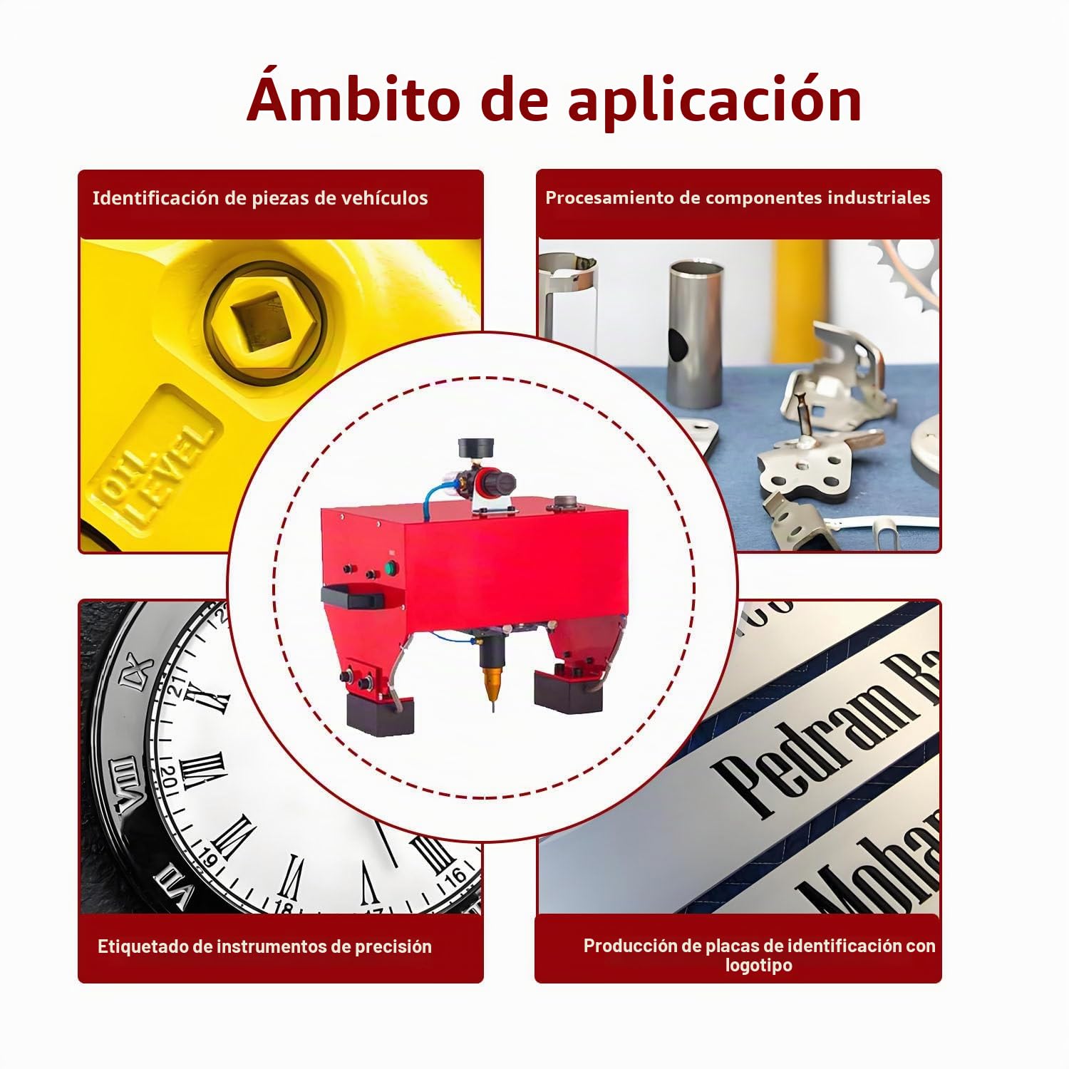 Máquina de Marcado por micropercusión neumática, máquina de Grabado y Marcado de Metales, para Letras, números de Serie, códigos Vin, Fechas y gráficos. TуреX