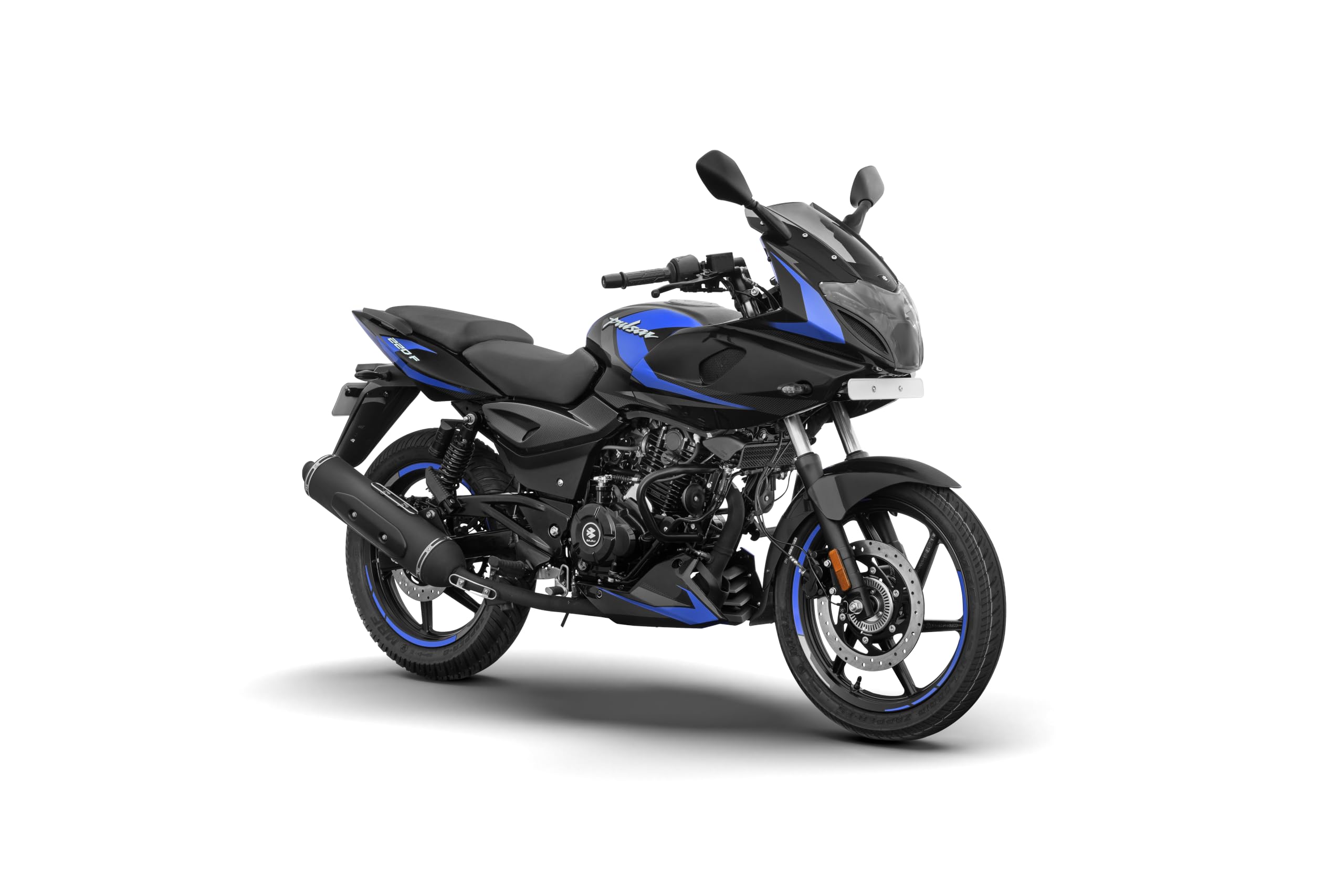 Bajaj Pulsar 220 ABS BS6 Black Ink Blue Booking for Ex-Showroom Price-image-1