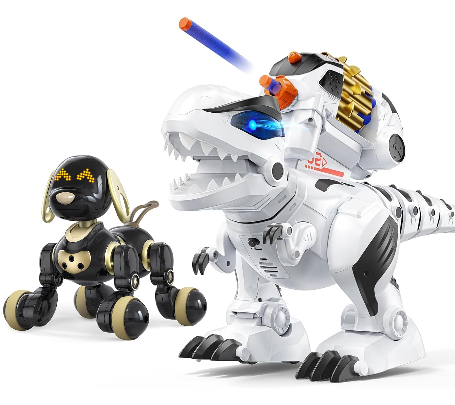 Amazon.com: Ruko 18011 Black Gold Robot Dog and 8809 Remote