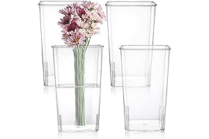 Suwimut: Crystal Clear Acrylic Vases Perfect for Centerpieces