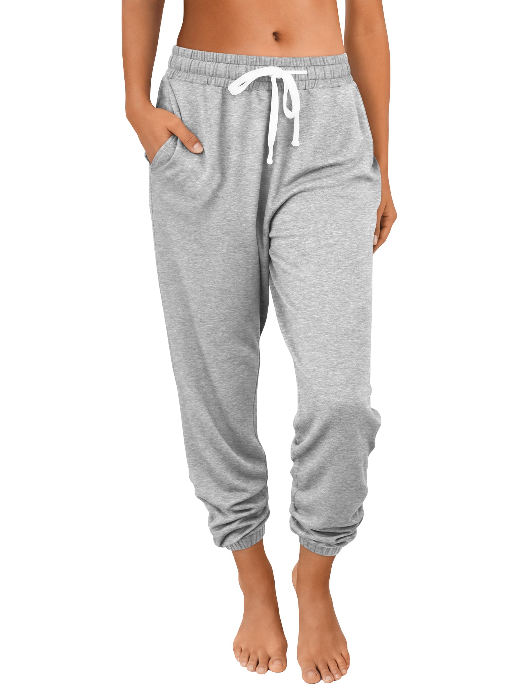 Women's High Waisted Lounge Sweatpants Jogger Pants with Pockets