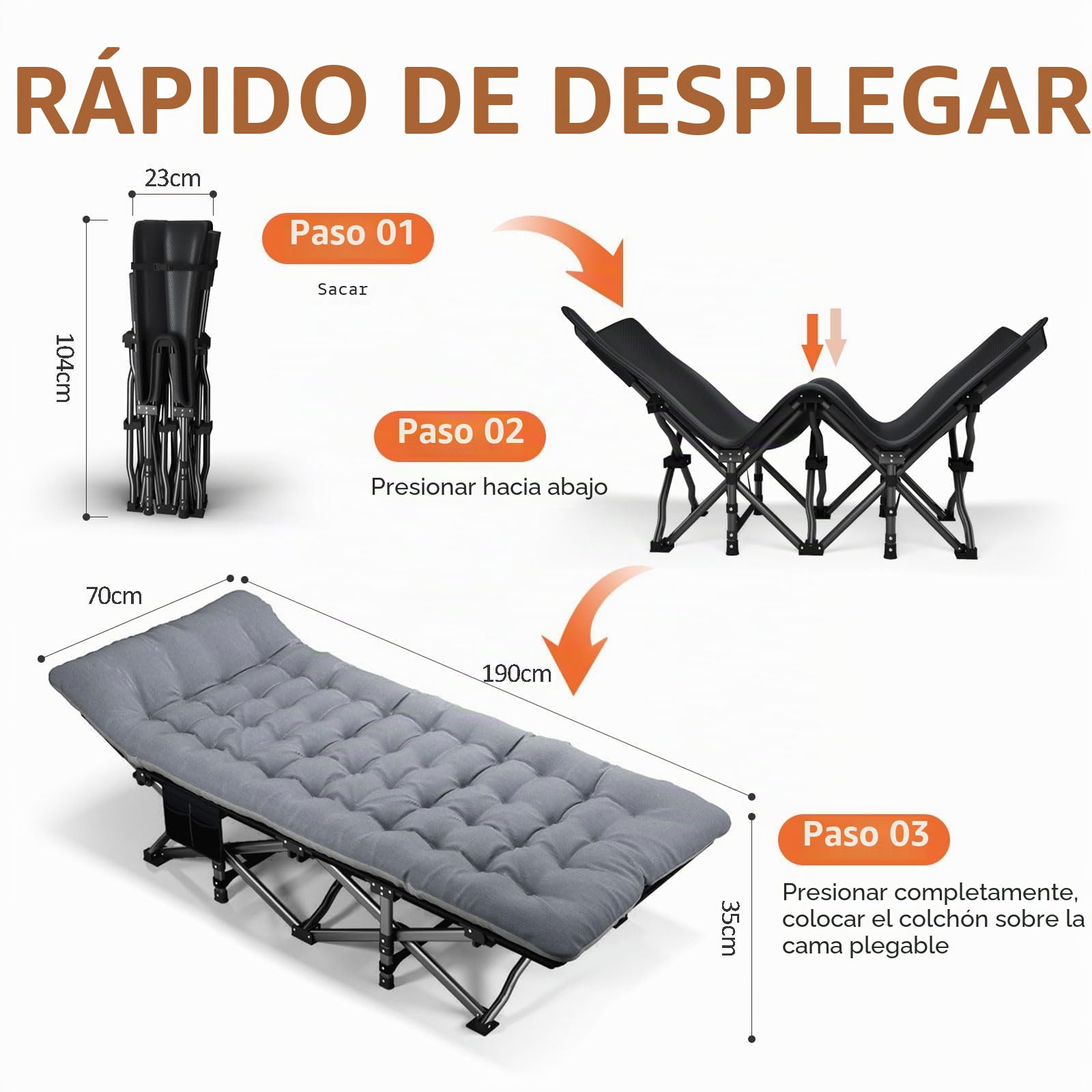 ATORPOK SHOP Cama de camping