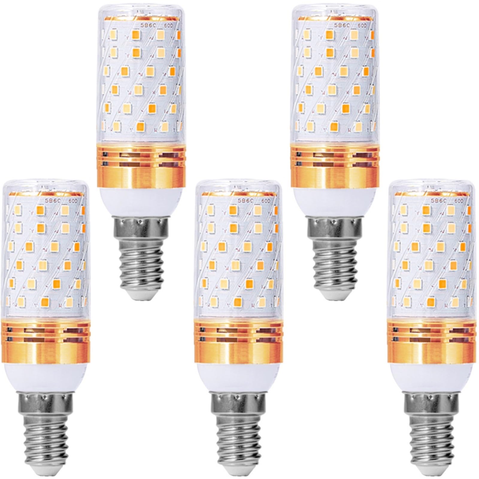 E27 LED Bulb 16W, 16W Equivalent To 160W Halogen, AC220-240V, 1600LM, 360° Beam Angle, 5pcs LED Bulbs for home lighting(Warm White 3000k)