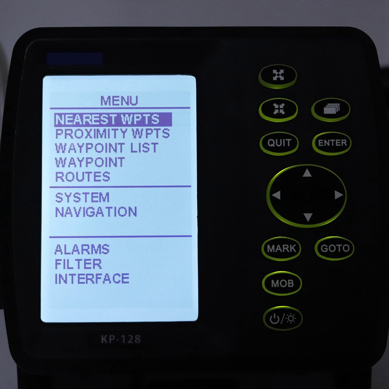 Navegador Satelital Marino GPS SBAS de Navegación ONWA KP-128 para Navegar Pantalla LCD de 4,3 Pulgadas