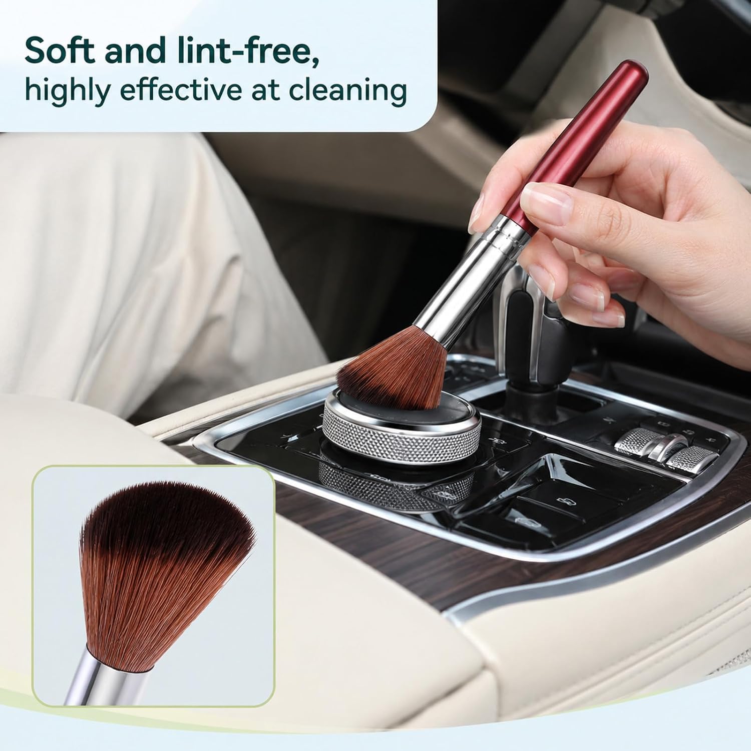 2 PCS Exquisite Dusting Brush for Cleaning Soft Microfiber Dust Brush