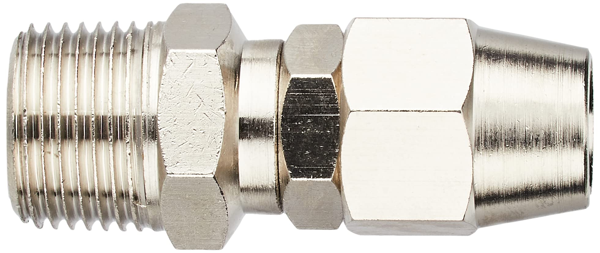 Niigata Seiki BeHAUS J-936RS Joint for Rotary Urethane Hoses, R3/8, 0.2 x 0.4 inches (6.5 x 10 mm)