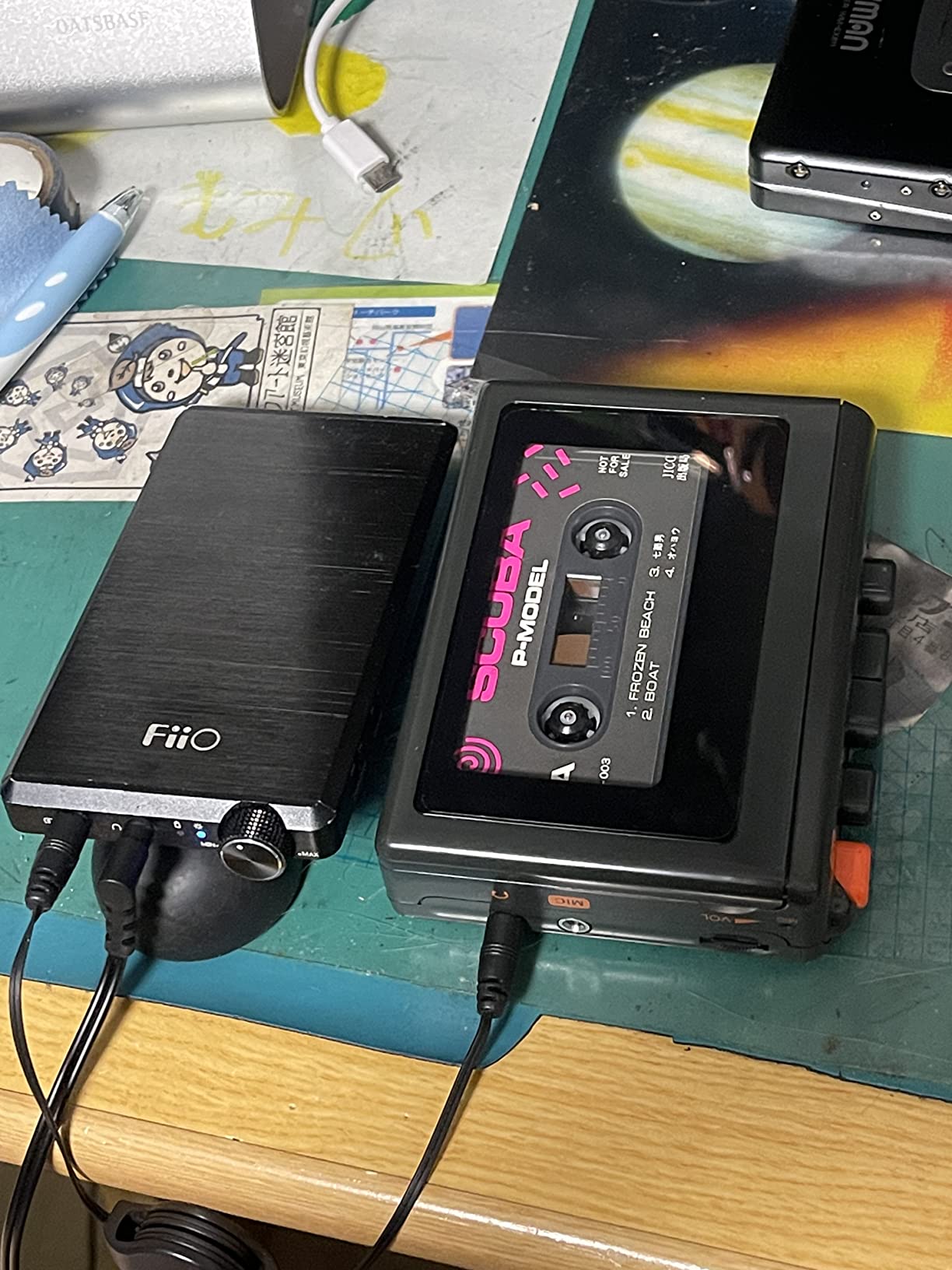 Amazon.co.jp RECORDING THE MASTERS社(フランス) ステレオカセットプレーヤー/レコーダーB1000EW