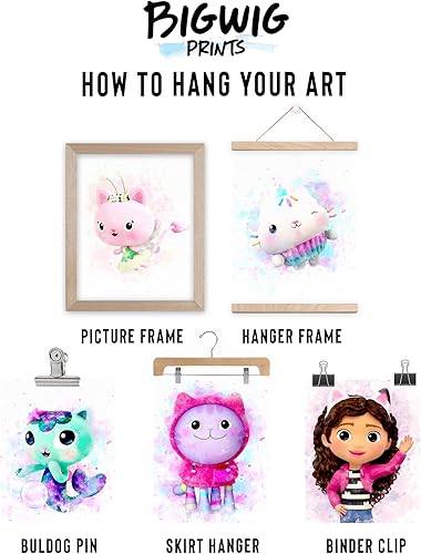 Miniatura 6 de BigWigPrints - Arte de pared de casa de muñecas Gabby, póster de casa de muñecas Gabby, impresiones de casa de muñecas Gabby, decoración de pared de