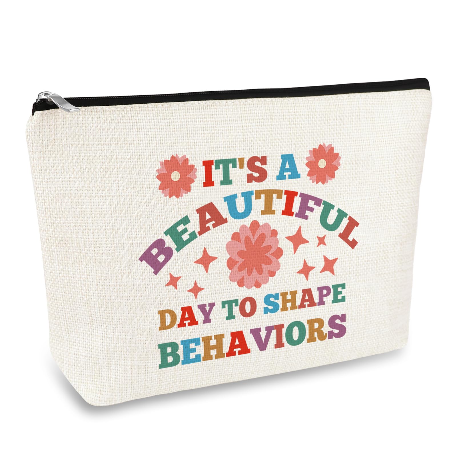 BCBA Therapist Gift Cosmetic Bag Funny Behavior Therapist Gift Behavior Therapist Appreciation Gift RBT ABA Behavior Analyst Gift Special Education