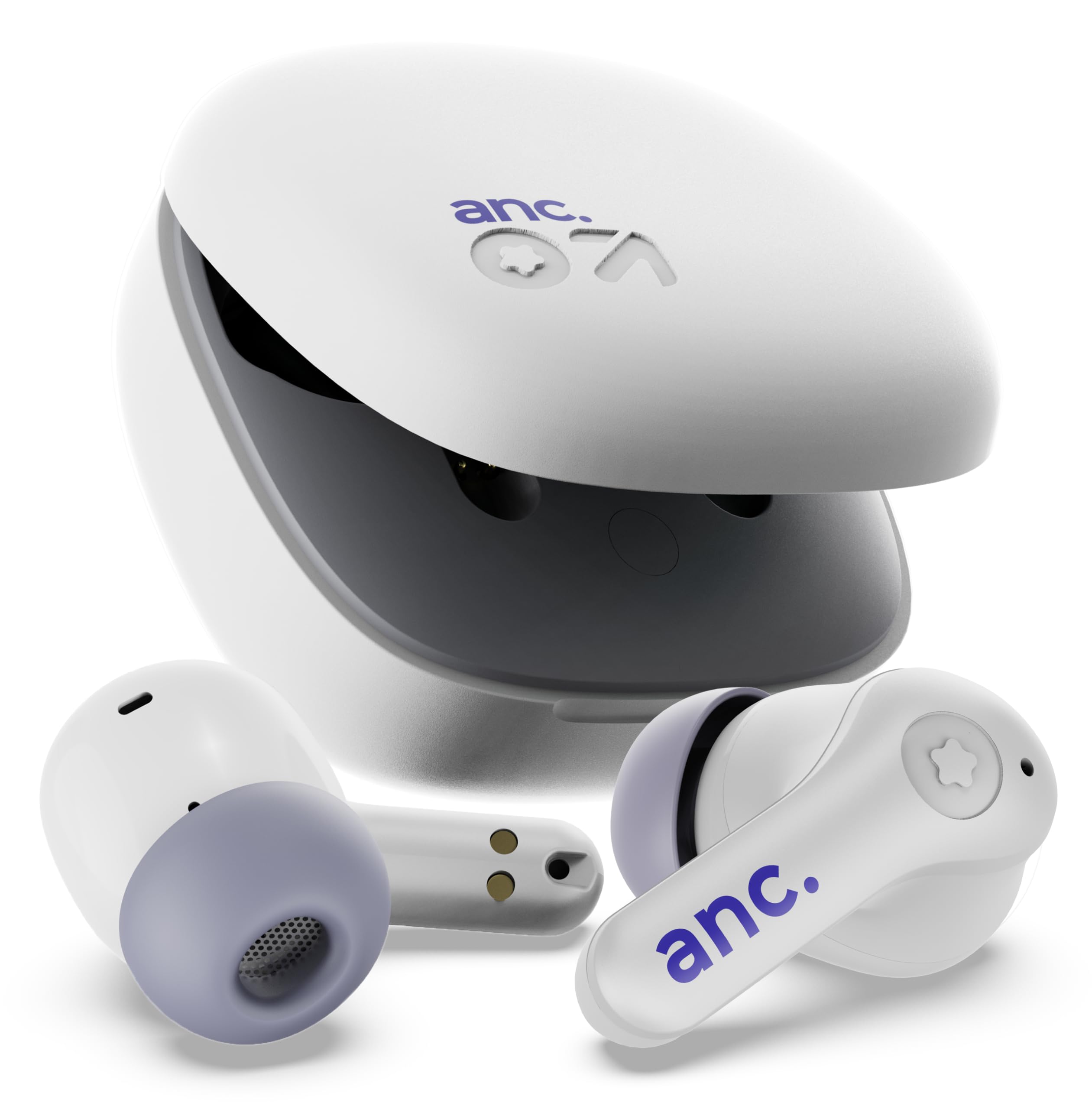 GOBOULT Klarity 4 ANC in-Ear Truly Wireless Earbuds 35dB Active Noise Cancellation, 60H Playtime, 4Mics Calling, 45ms Low Latency, 10mm Driver, Type-C Fast Charging(Electric White) (Jet Black) — Amazon image 14