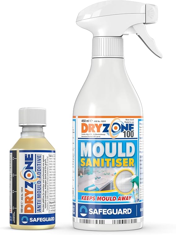 Dryzone Mould Treatment including Dryzone 100 Mould Spray & Dryzone