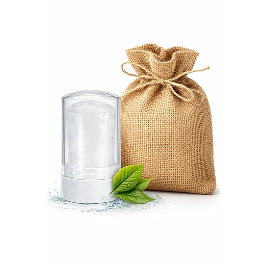 Desodorante natural Cristal/Pedra Pode ser usado em todo o corpo para melhorar o odor corporal Antitranspirantes 60g