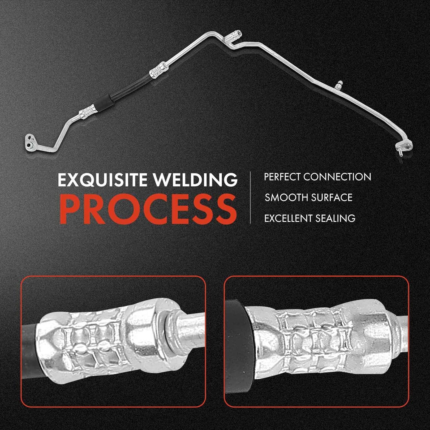 A-Premium A/C Liquid Line Hose Assembly Compatible with Audi A3 2012-2019, A3 Sportback e-tron 2016-2018, 1.4L, Condenser to Evap, w/o Orifice Tube