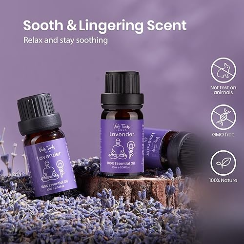 Miniatura 2 de Veda - Aceite esencial de lavanda Tinda, aceite esencial de lavanda orgánica 100% puro y natural para difusor, relajación, masaje, cabeza