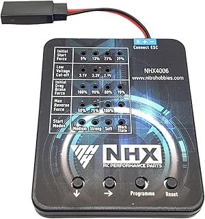 NHX RC Momentum 80A ESC Programming Card