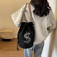 ★2025SS新作★FOLNUA★VASE BACKPACK - CANVAS Amazon.com | AseiTaku Canvas Drawstring Backpack with Coin