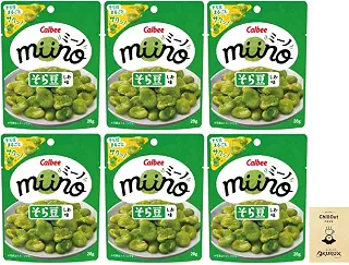 OKURUX カルビー ミーノ miino そら豆 しお味 28g ×6袋 CHILLOUT PACK そら豆 そらまめ