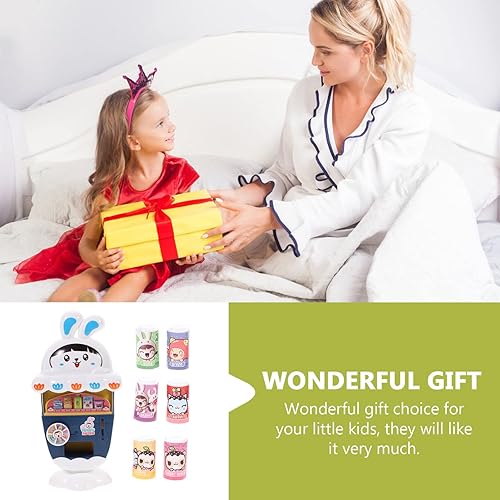 Miniatura 3 de jojofuny Máquina expendedora de bebidas interactiva, juguete de simulación, máquinas electrónicas de bebidas, juguete de desarrollo temprano para