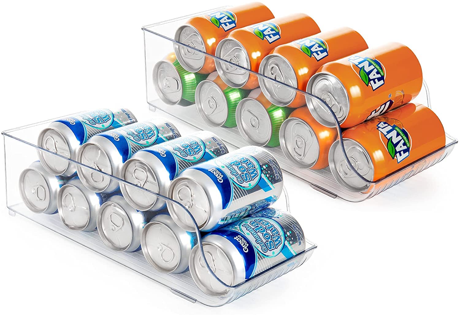 Buy Orchid M 2 Pack Soda Can Organizer for Refrigerator, Fridge