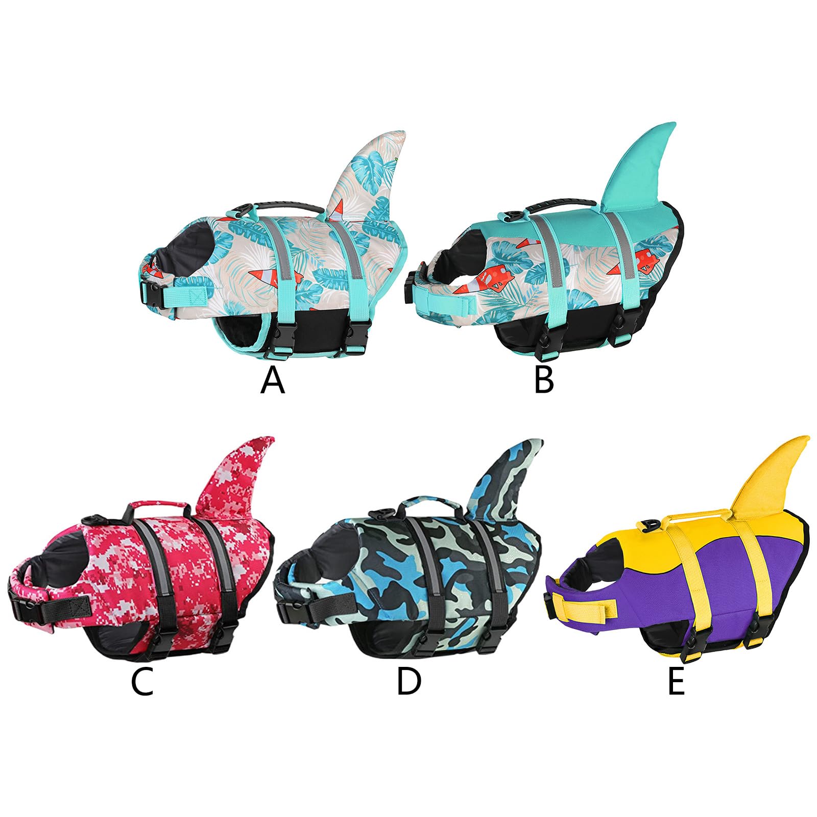 Chalecos de piscina para perros más seguros para perros pequeños y grandes, chalecos salvavidas con cinturón reflectante traje de baño portátil para perros