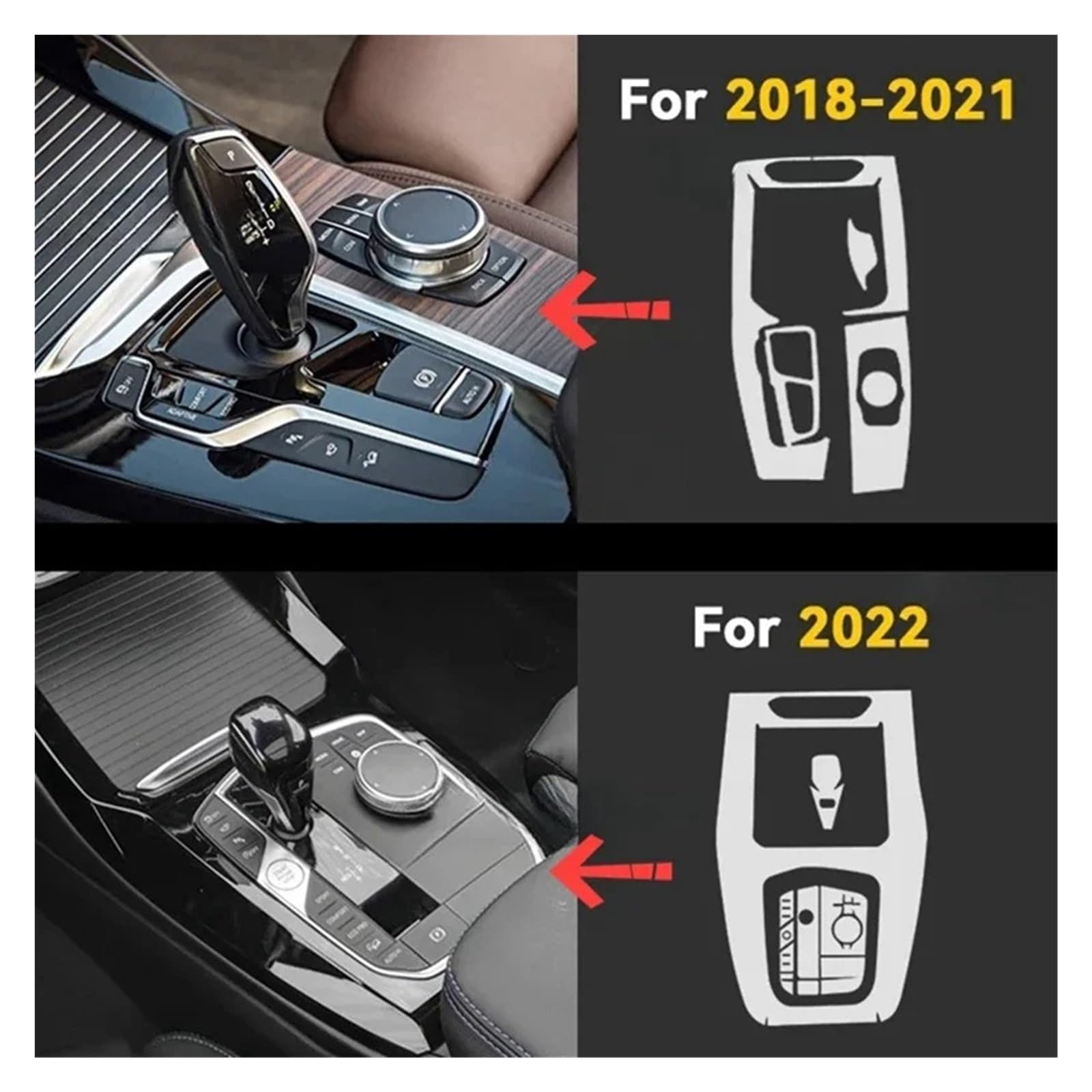 Navigation Schutzfolie Für X3 Für X4 IX3 G01 G02 G08 2018-2022 Auto Tür Center Konsole Media Dashboard Navigation TPU Schutz Film(2018-2021)