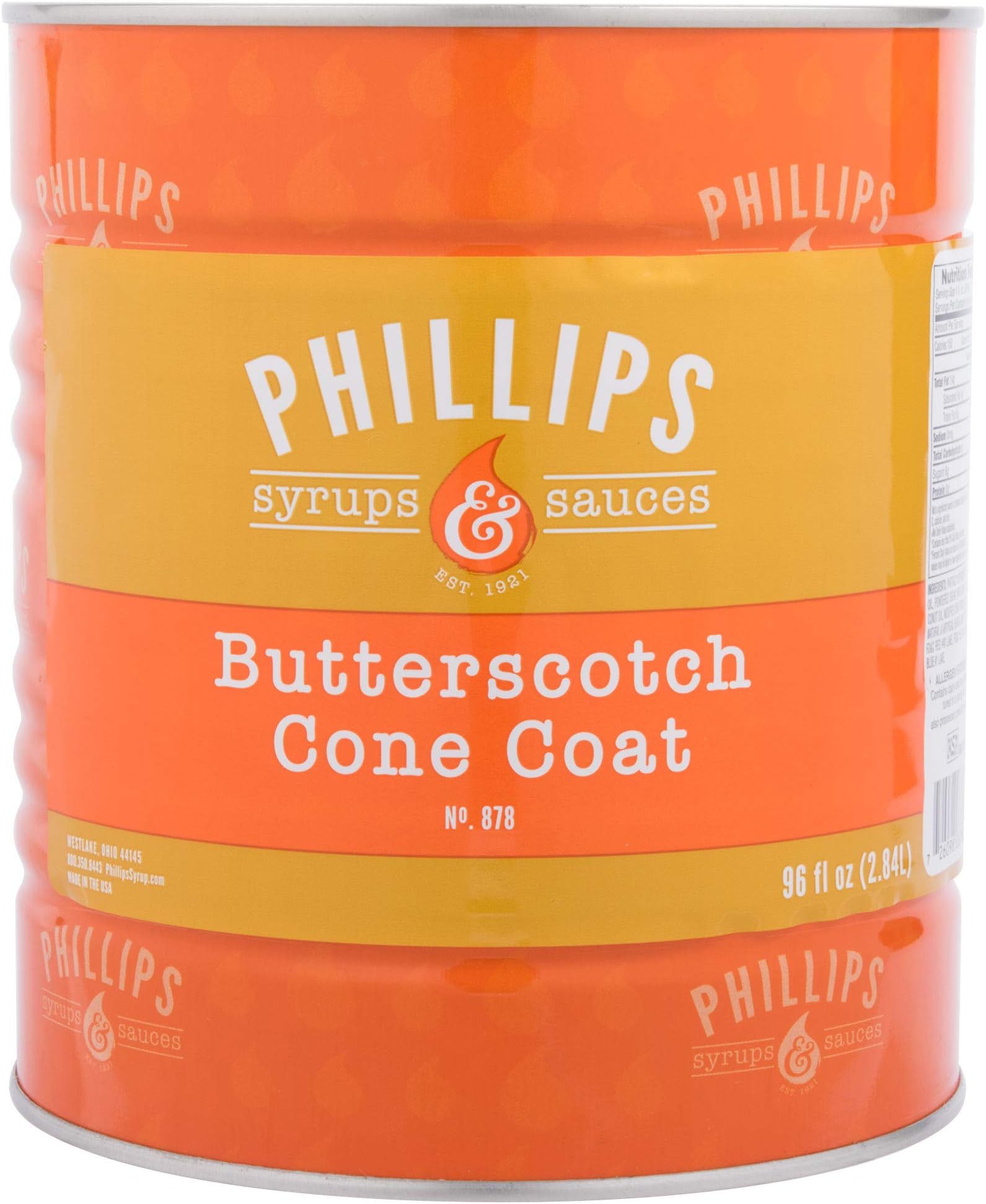 Butterscotch Ice Cream Shell Dip - #10 Can By Tabletop King